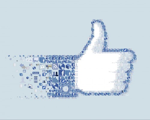 thumbs up to advertising on facebook