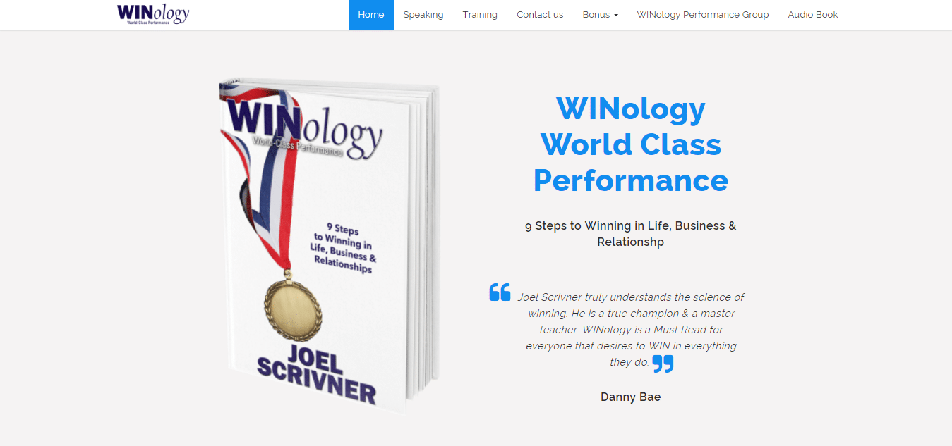 WINology by Joel Scrivner