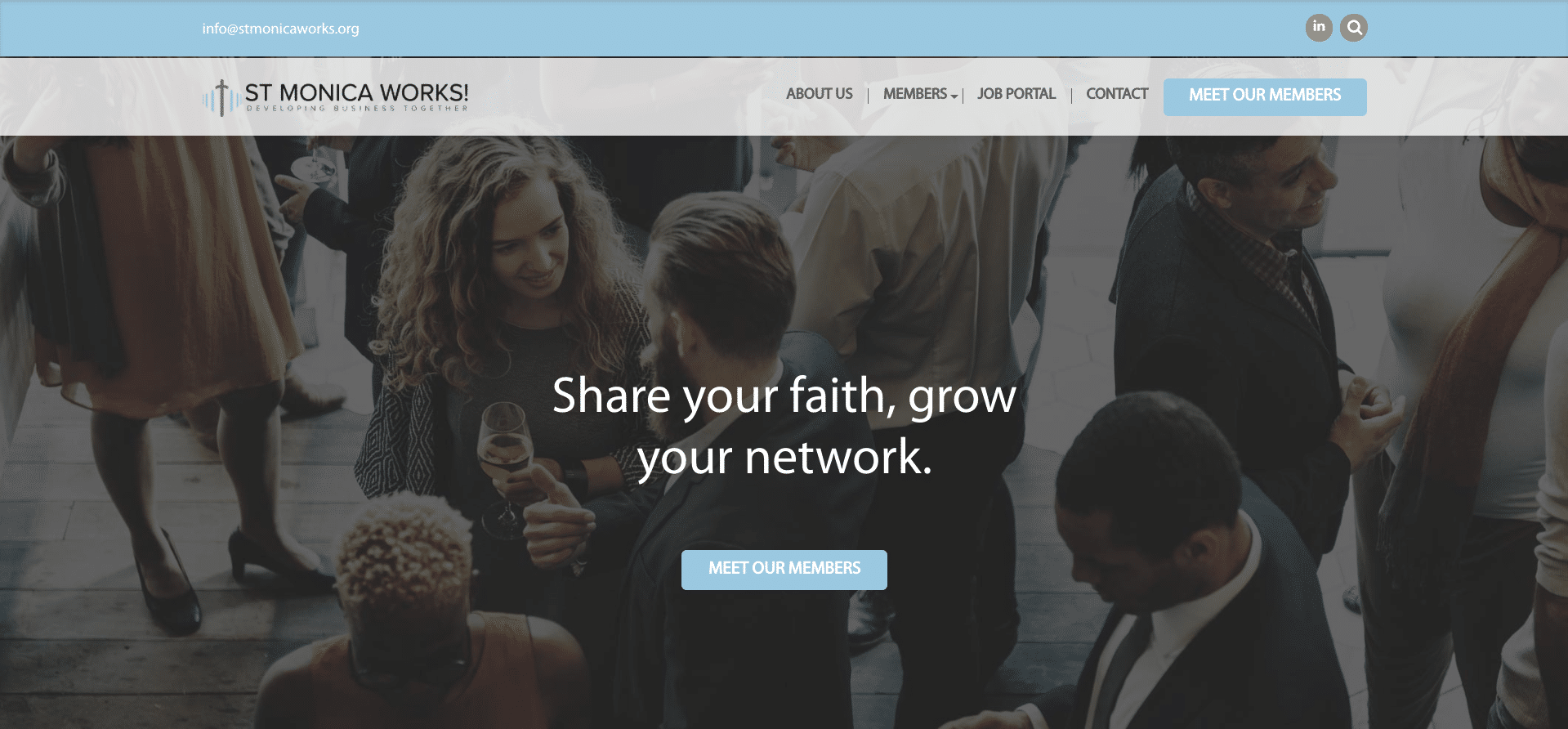 How St. Monica Works Can Grow 200 New Members Each Month with their New Website