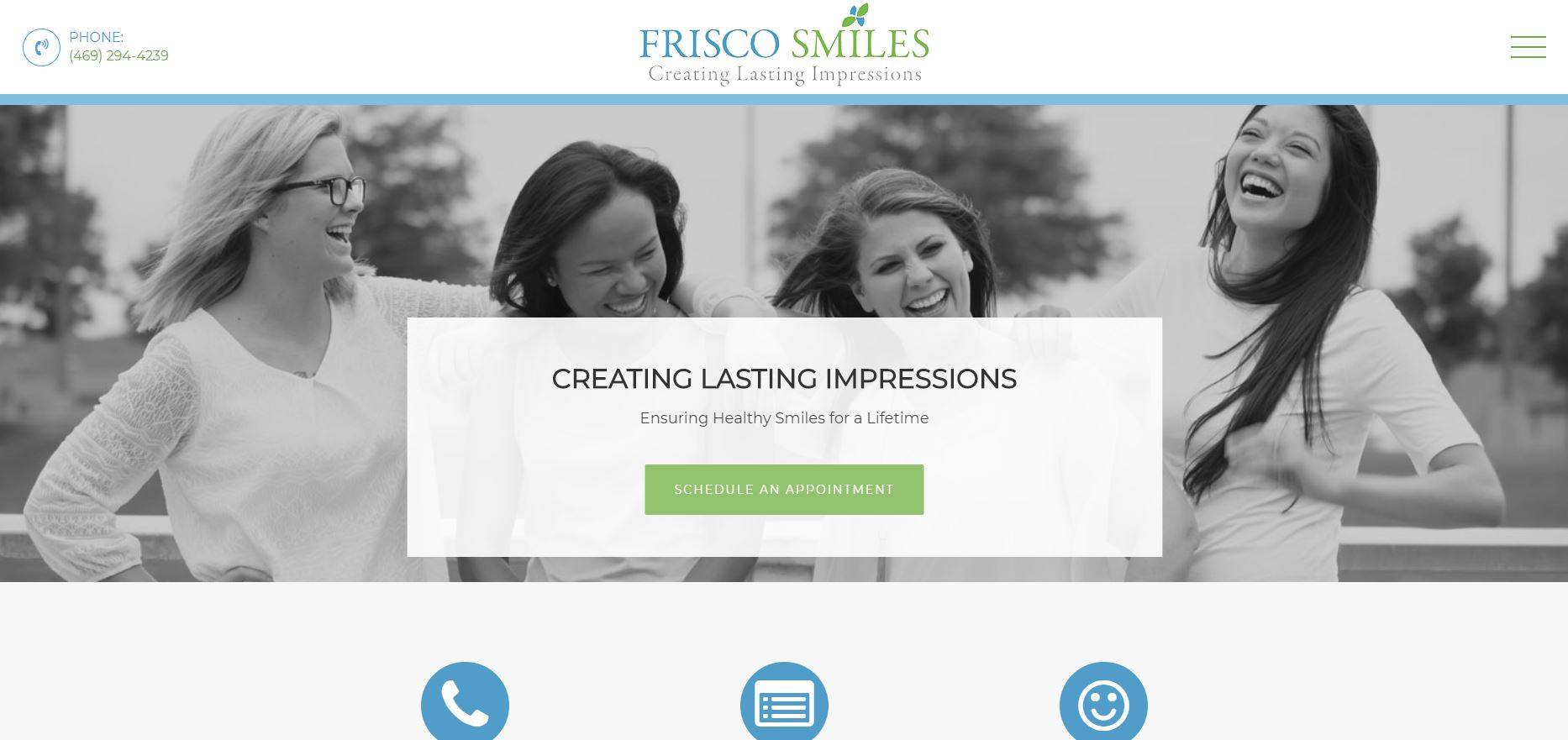 How Frisco Smiles Dentistry Attracts New Patients With their New Website & Updated Branding