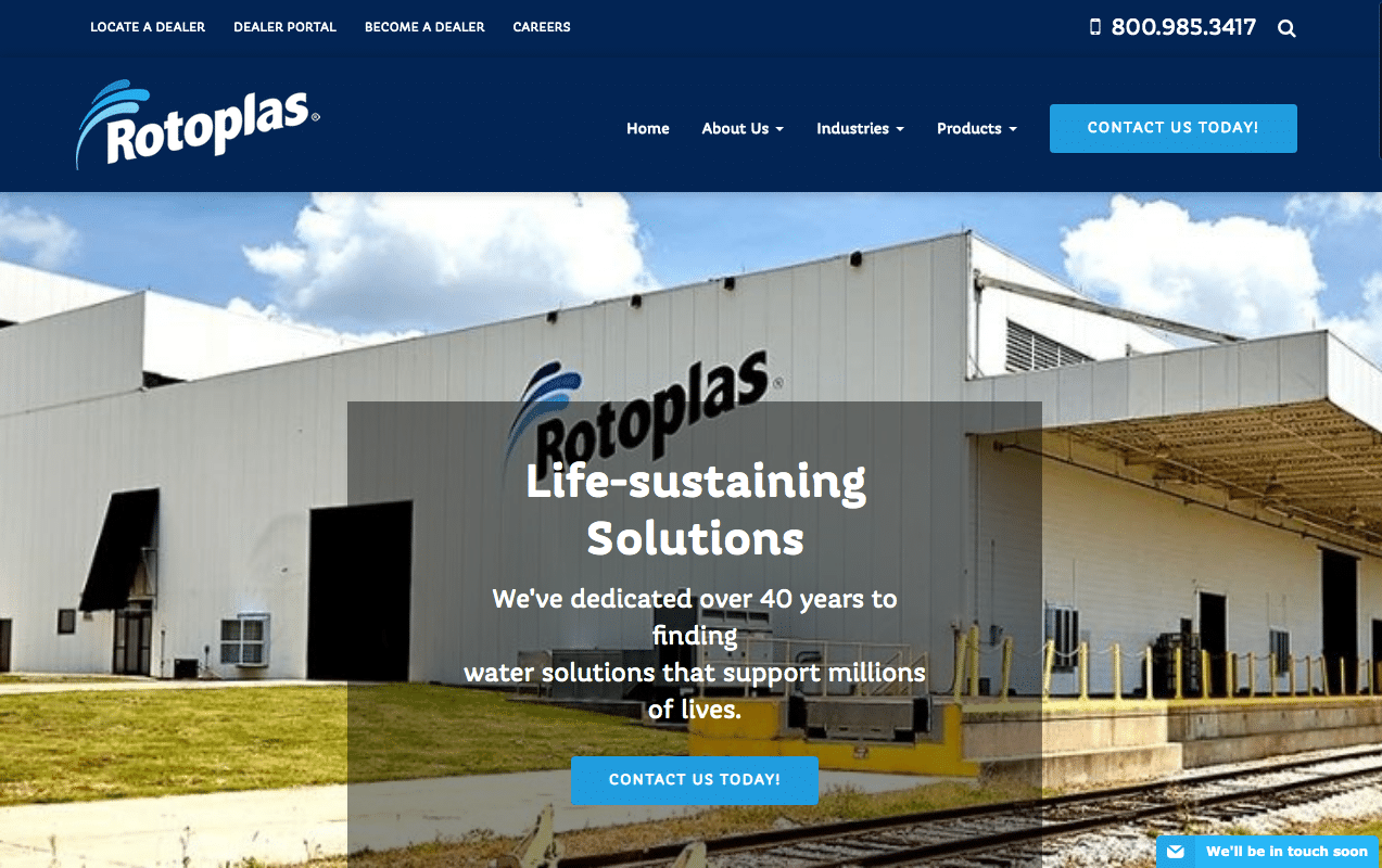 How Rotoplas Was able to Reach International Markets with a New Website.
