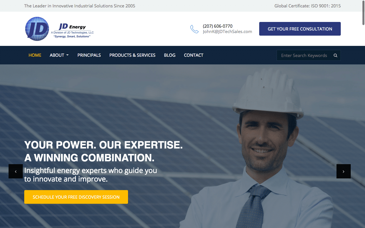 How JD Energy Sales Attracts a New Generation With Their New Website