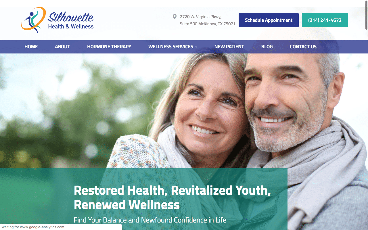 Silhouette Health is Growing Their Patient List with an Update Website