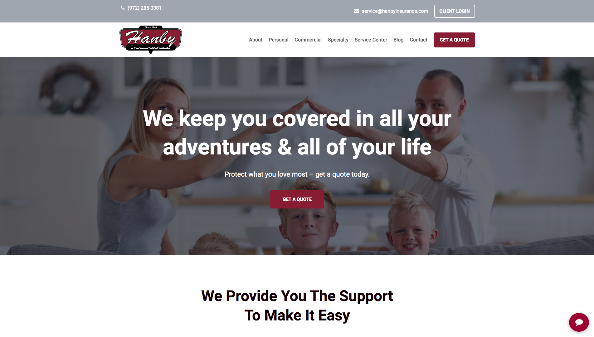 How Hanby Insurance Gained Generational Success with a New Website