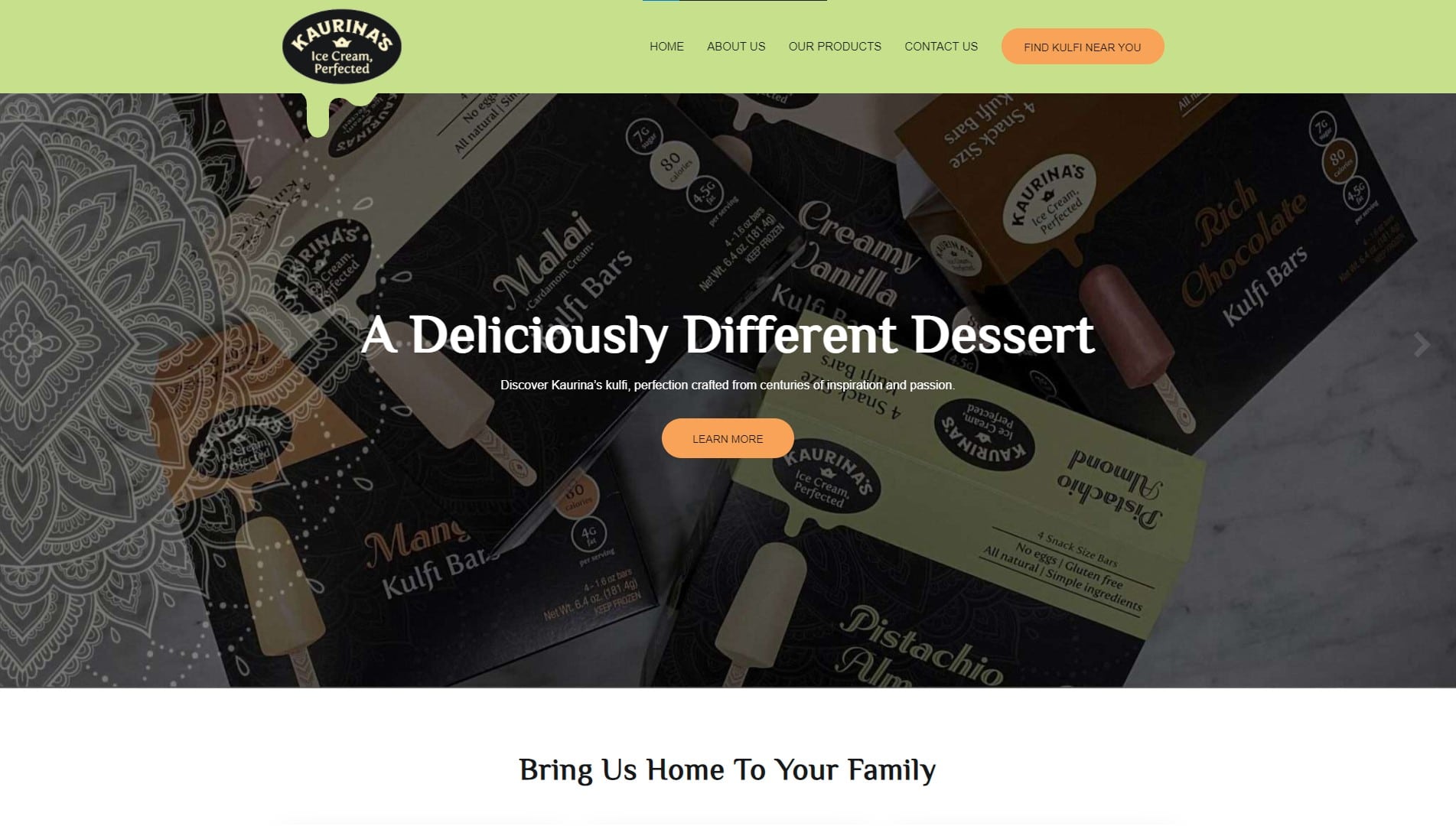 How Kaurina Sells More Kulfi & Ice Cream With Their New Website