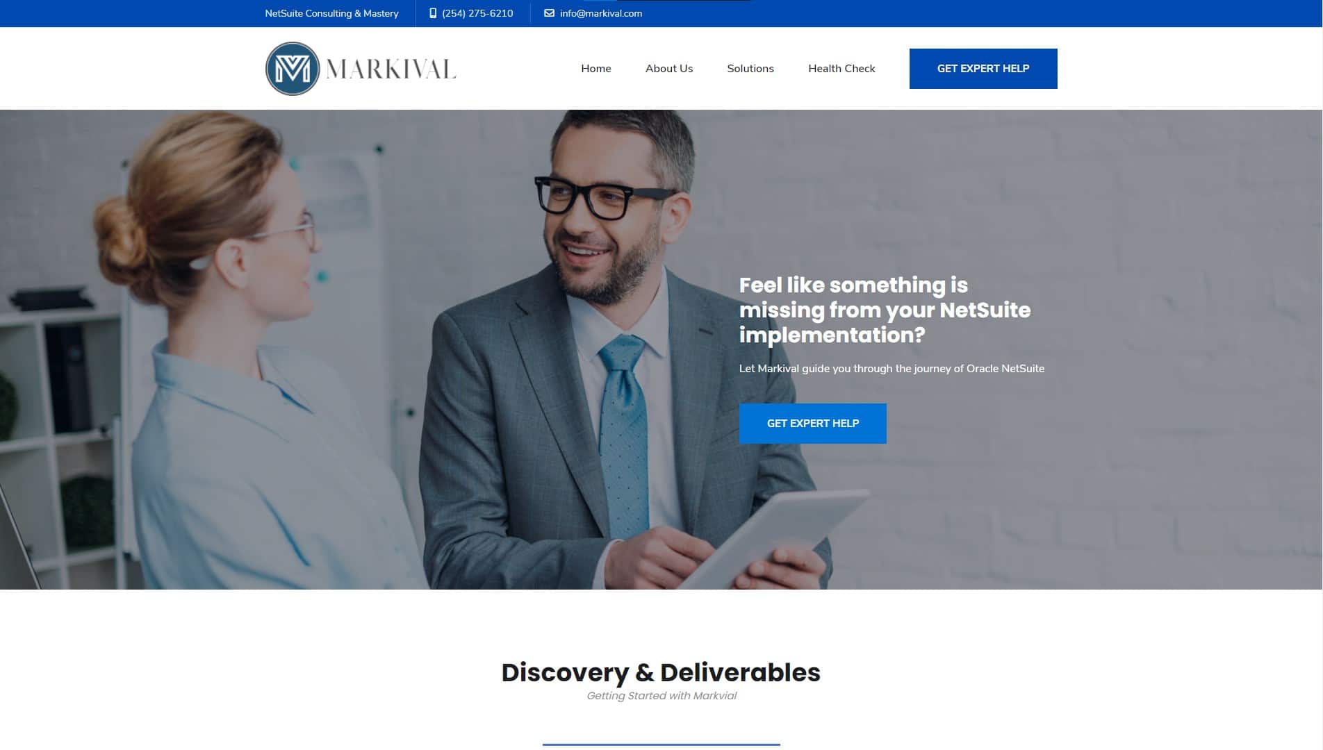 How Markival Can Attract $100MM Companies with Their New Website